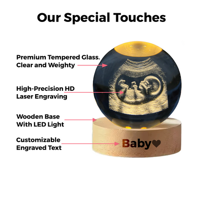 Crystal Sphere with Personalized Engraving